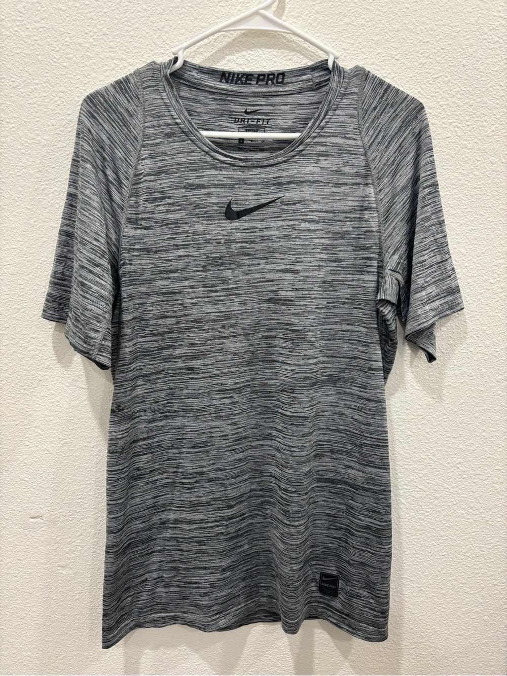 Nike Short-Sleeve Heather Grey Performance Tee